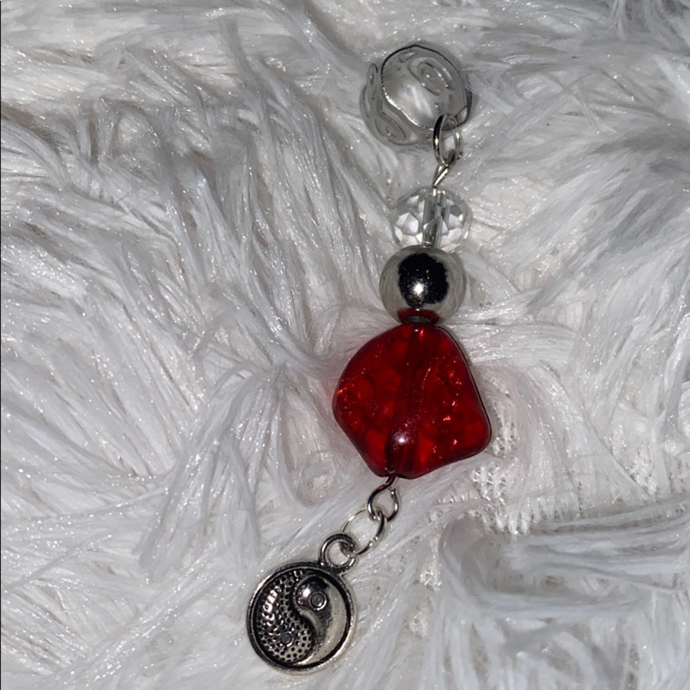 🖤🤍❤️Handmade one of a kind loc jewelry